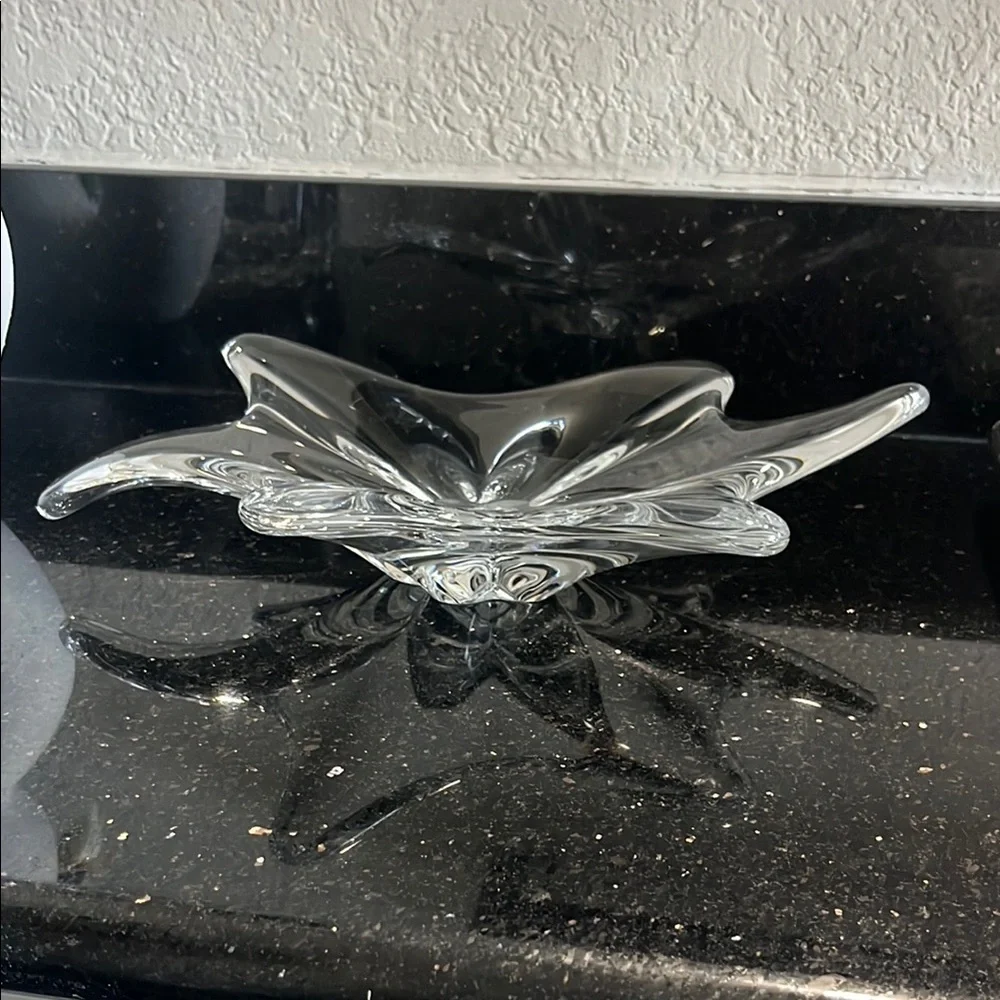 Vintage Crystal Decorative Dish Modern Design - Picture 5 of 10